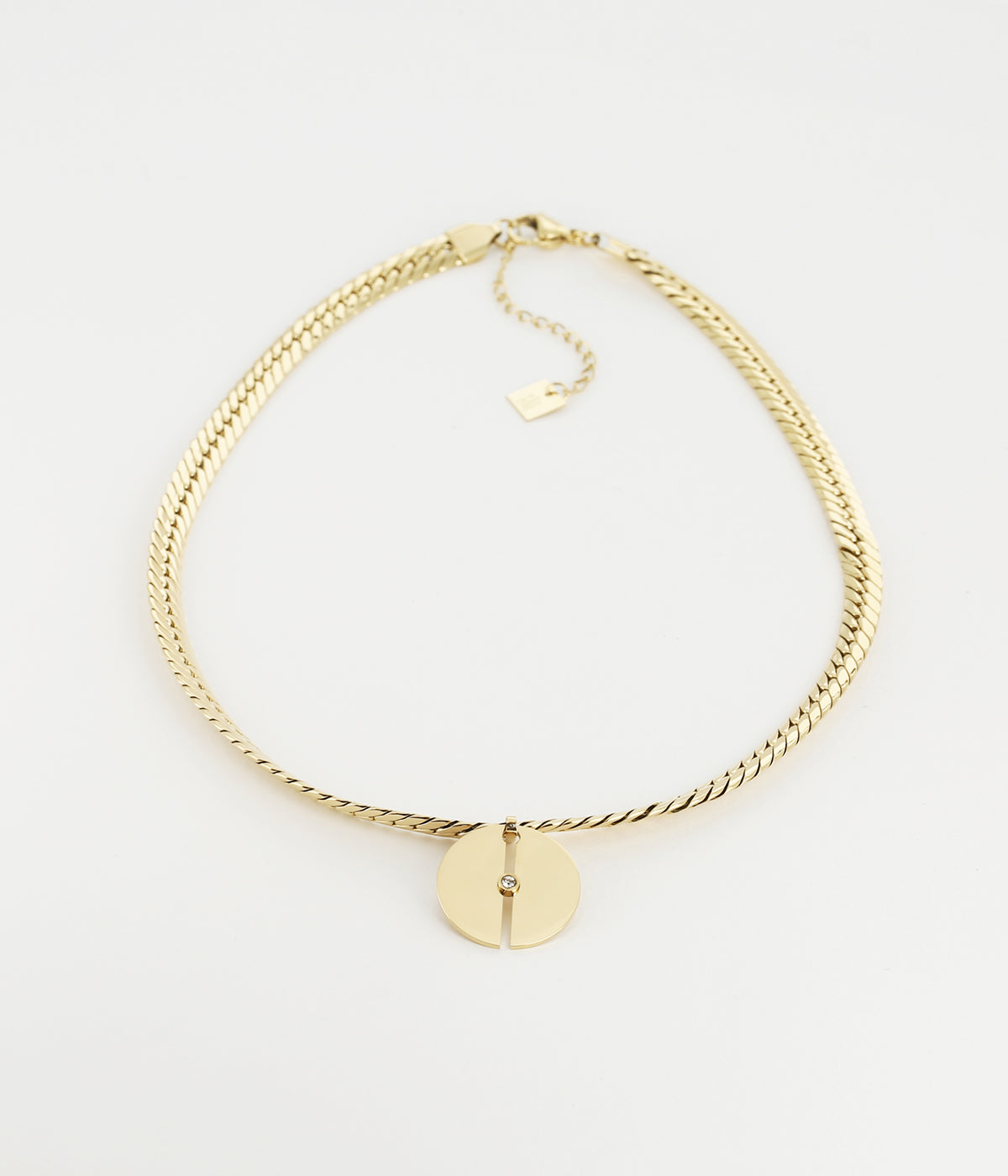 Collier Rennie (Acier doré)