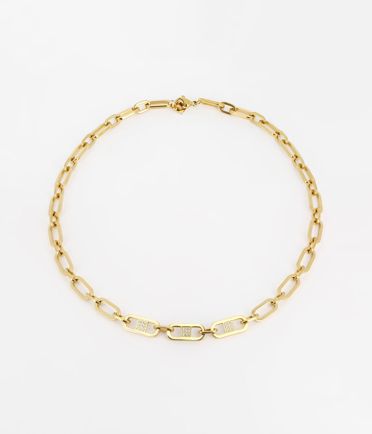 Collier Délia (Acier doré)