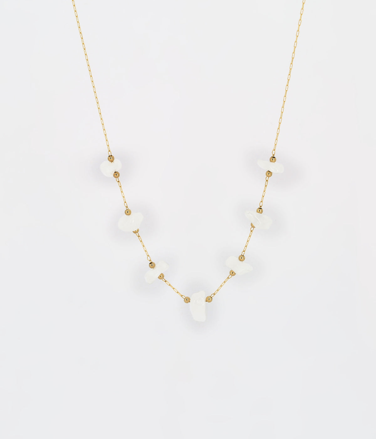 Collier Eugénie (Acier doré)