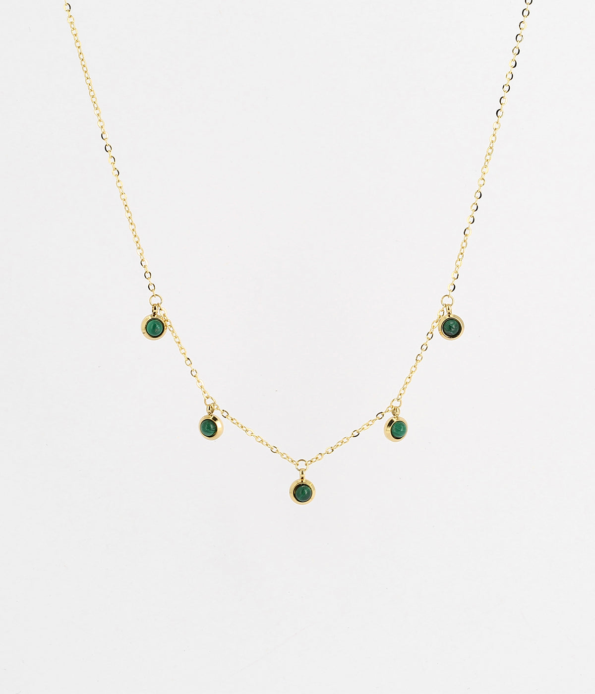 Collier Acantha (Acier doré)