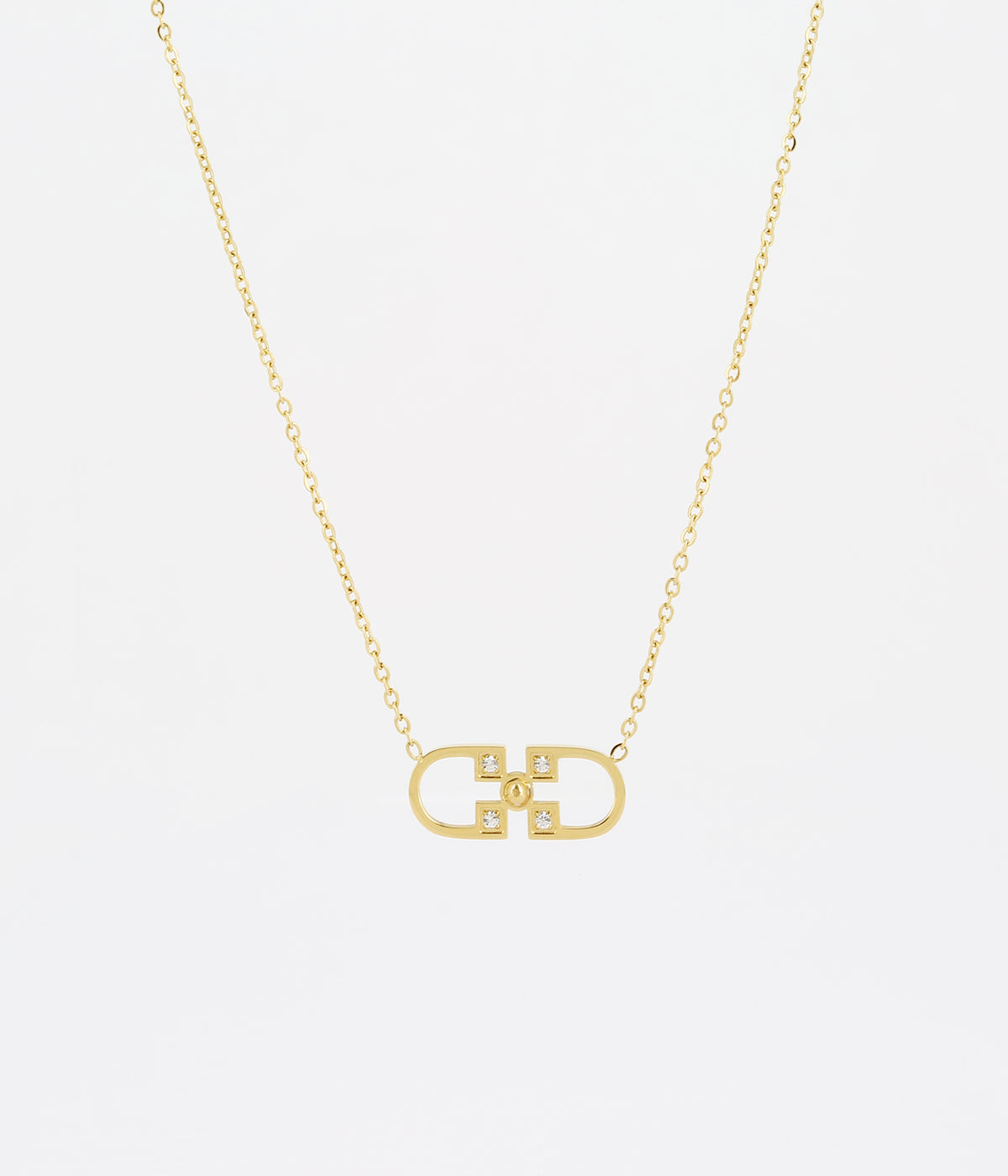 Collier Mathilda (Acier doré)