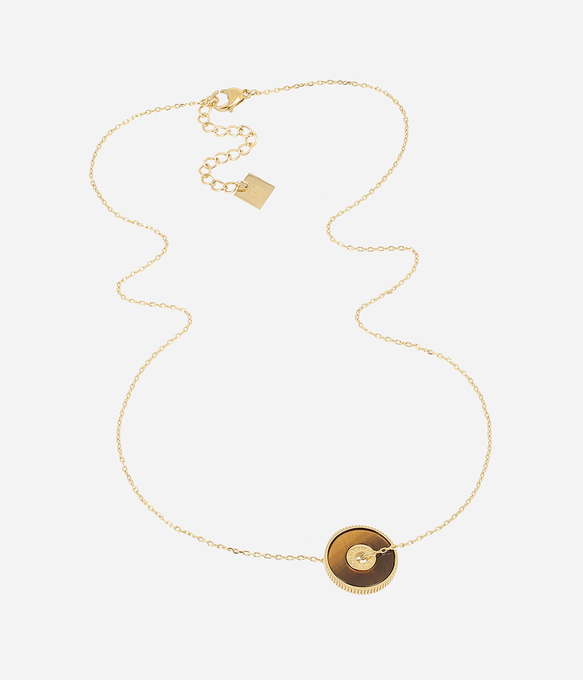 Collier Luck Love (Acier doré)