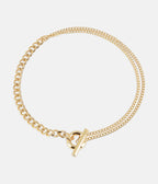 Collier Hevea (Acier doré)