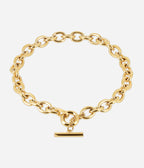 Collier Ecume (Acier doré)