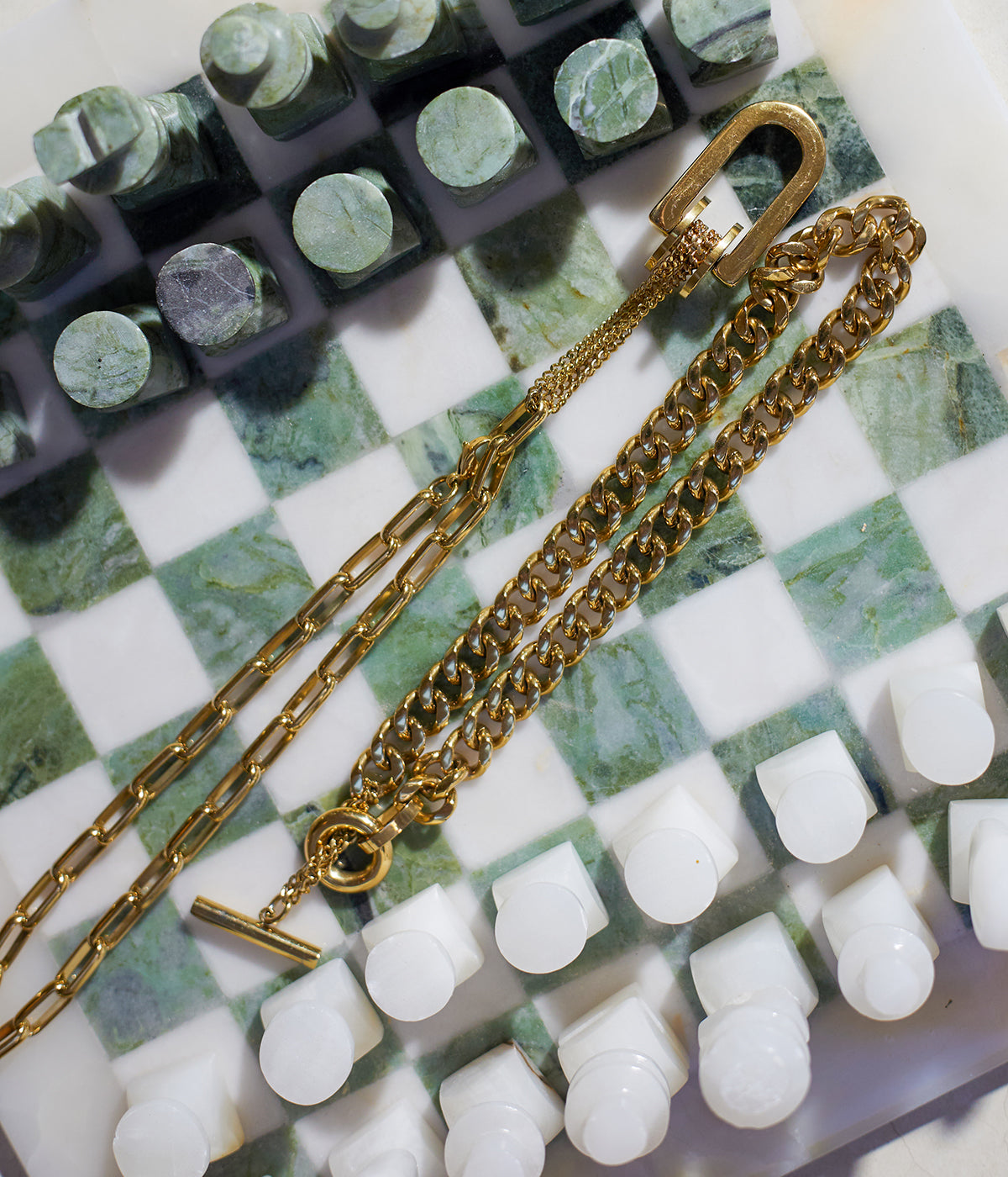 Collier Merez (Acier doré)
