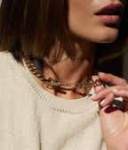Collier Merez (Acier doré)