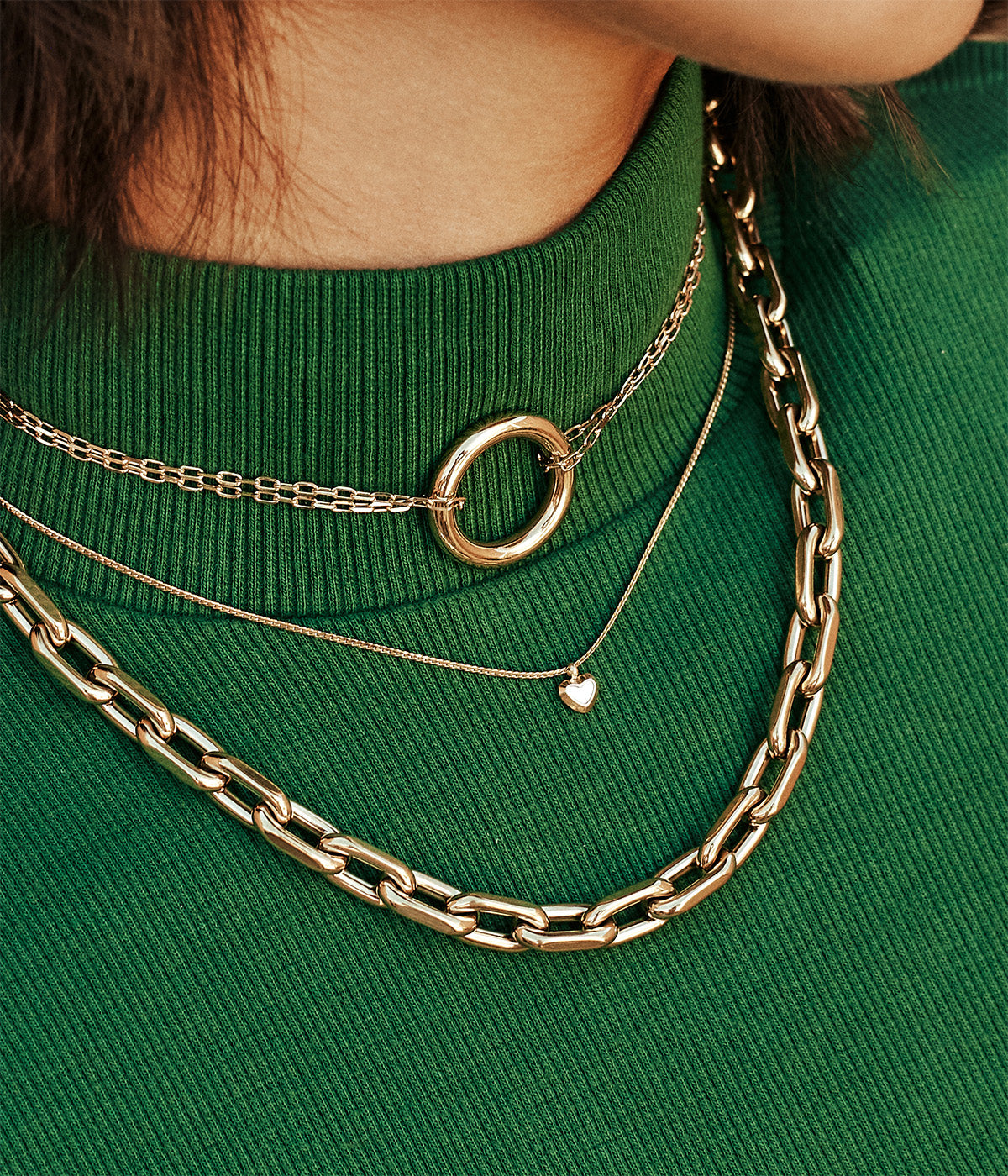 Collier Cintra (Acier doré)