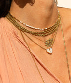 Collier Poeiti (Acier doré)