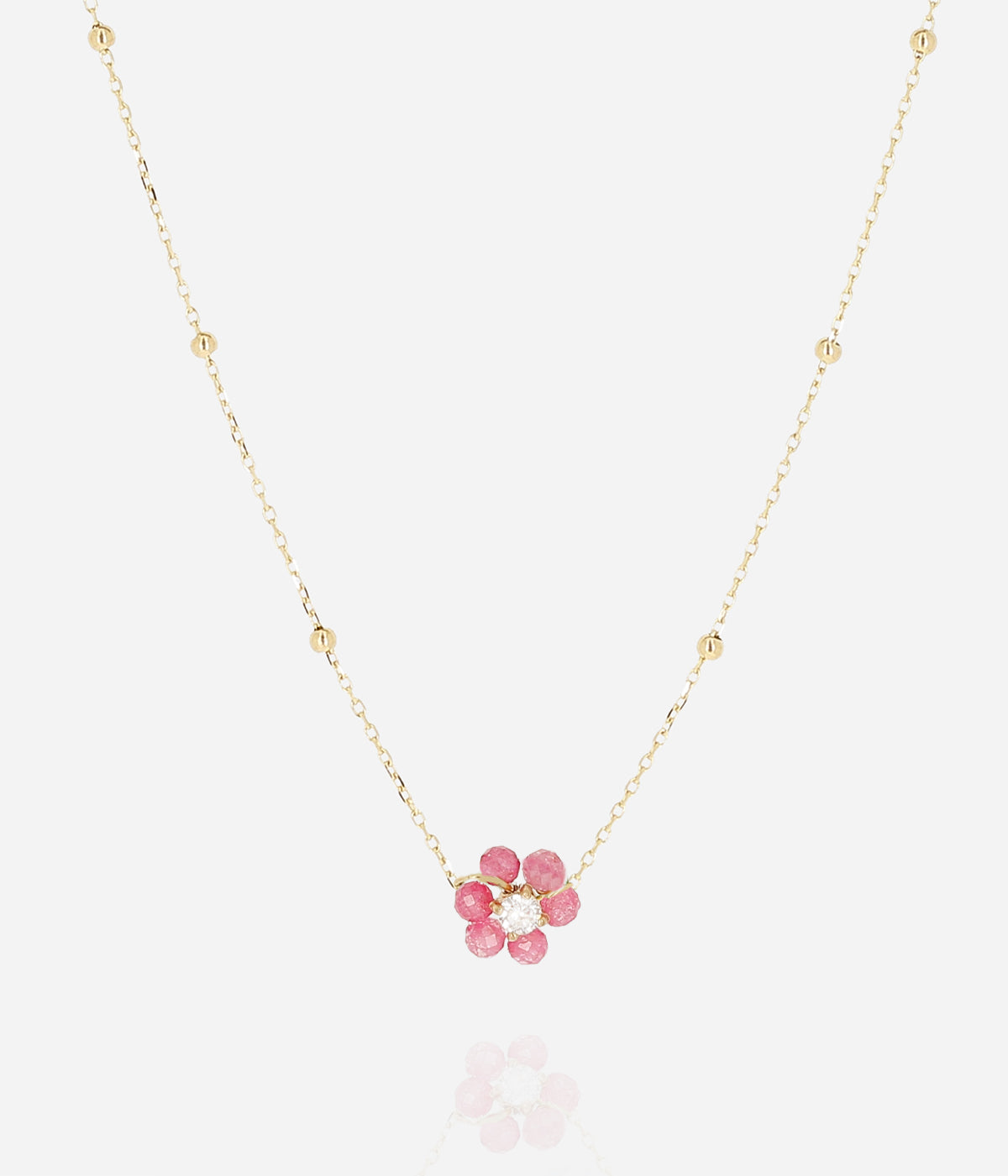 Collier Petalo (Acier doré)