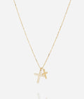 Collier Quarto (Acier doré)