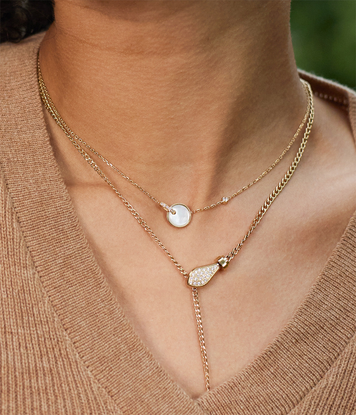 Collier Ysolde (Acier doré)