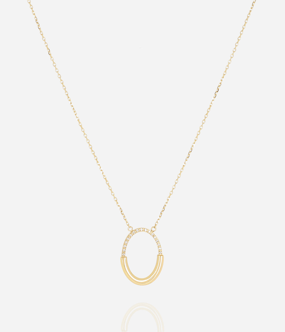 Collier Leandro (Acier doré)