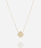 Collier Eternel (Acier doré)