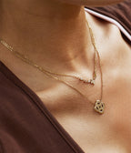 Collier Eternel (Acier doré)