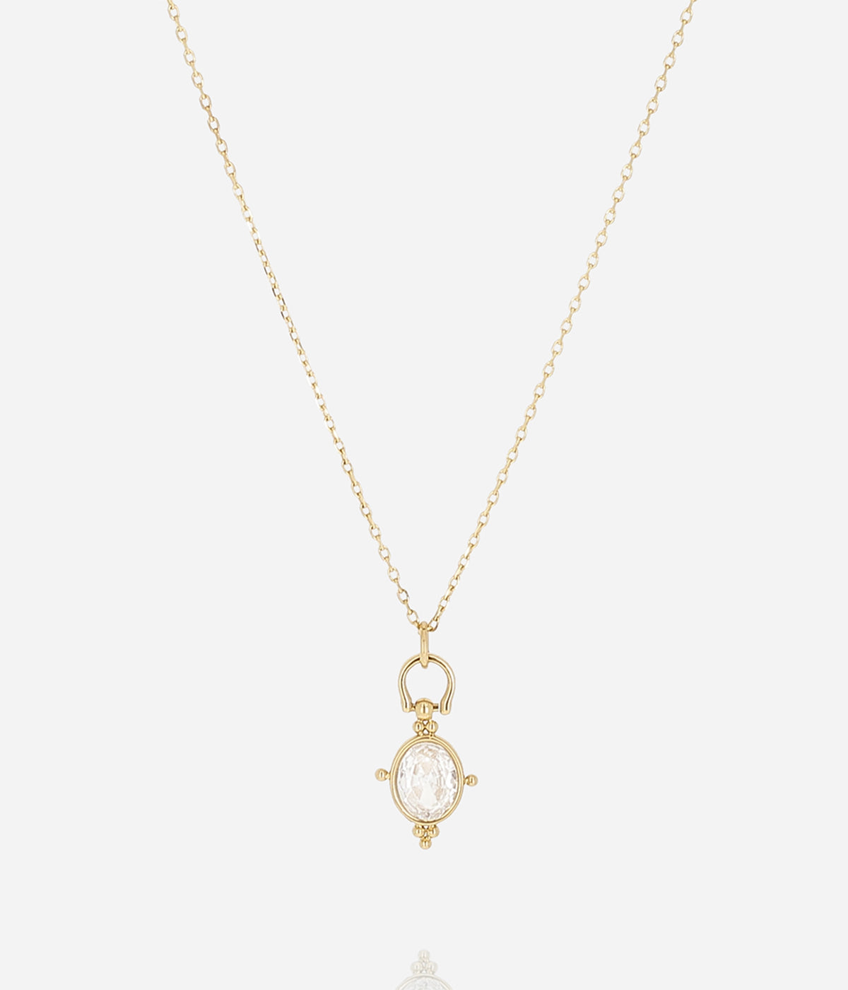 Collier Nysa (Acier doré)