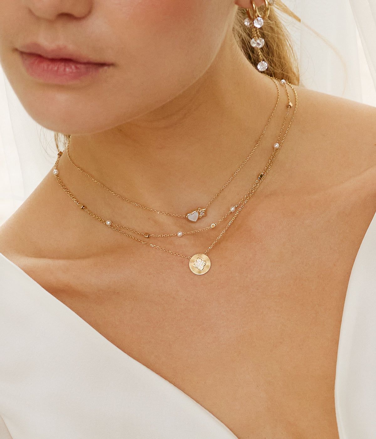 Collier Sassari (Acier doré)