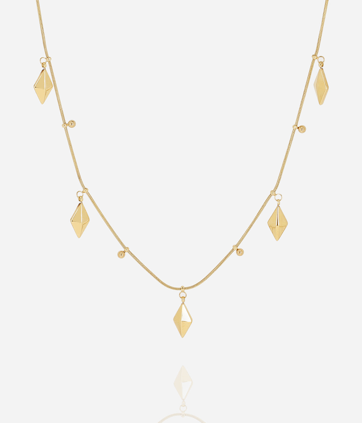 Collier Paterno (Acier doré)