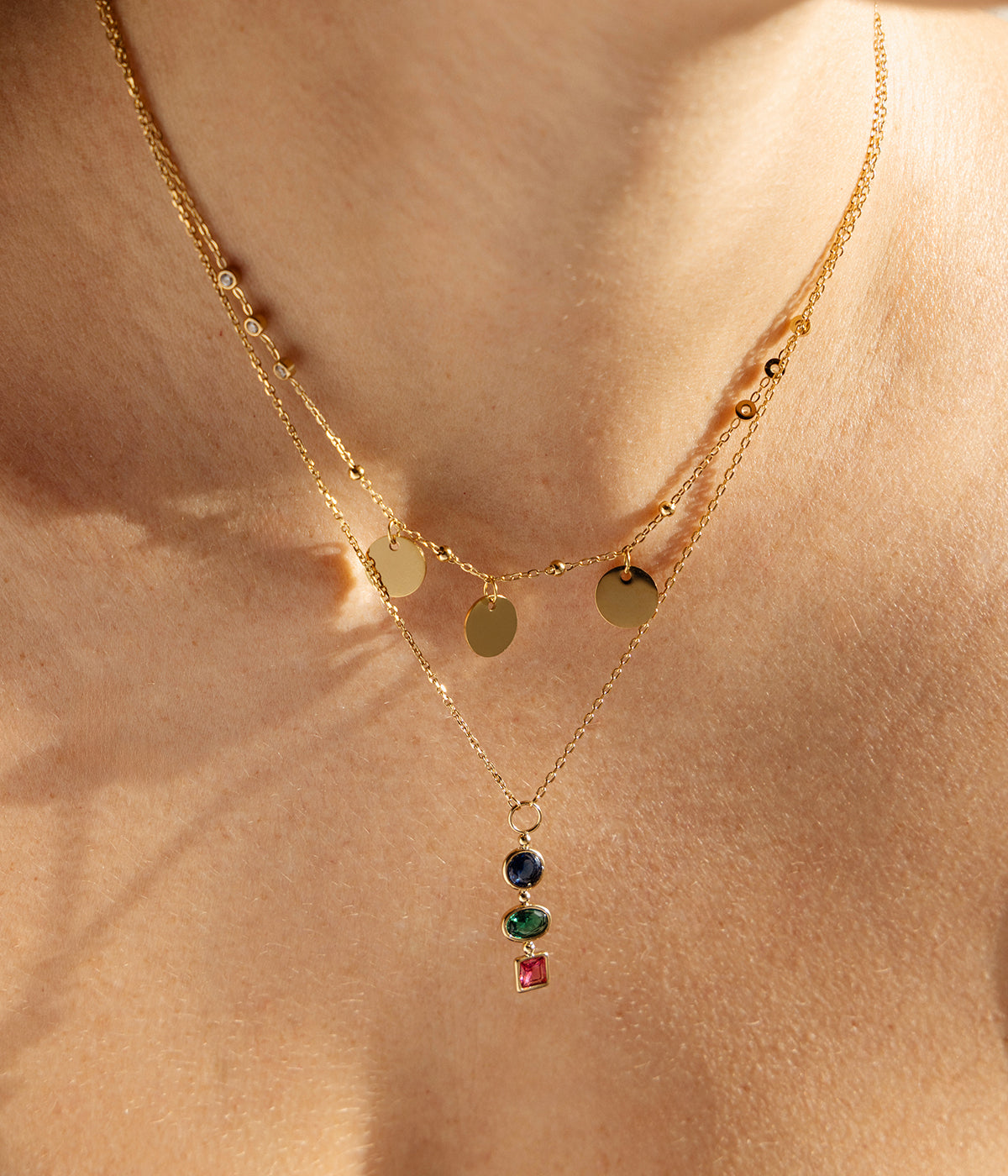 Collier Tergu (Acier doré)