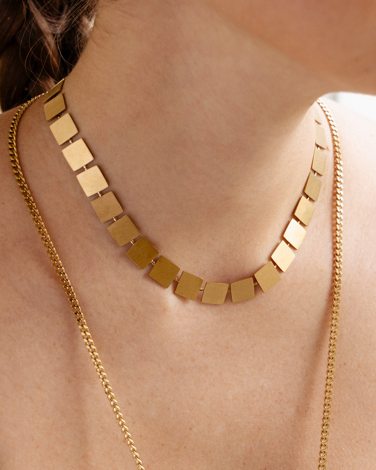 Collier Galeria (Acier doré)