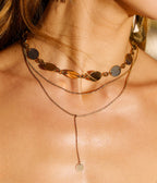 Collier Farinole (Acier doré)