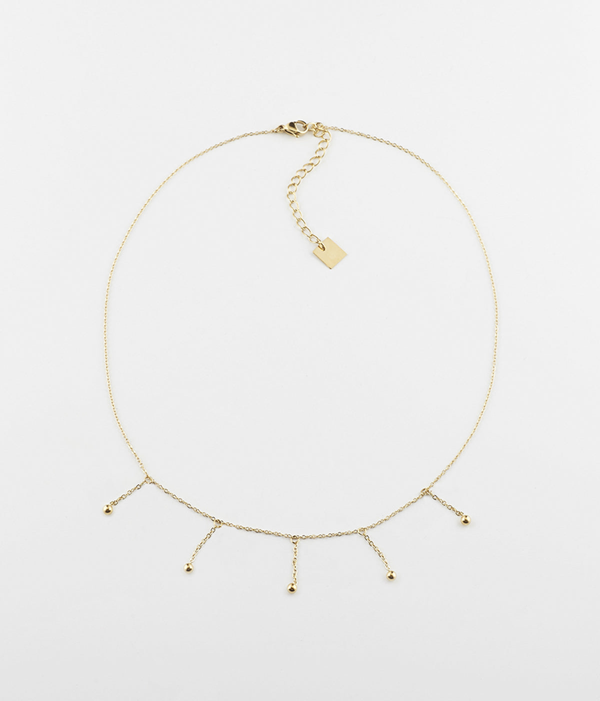 Collier Epsillon (Acier doré)