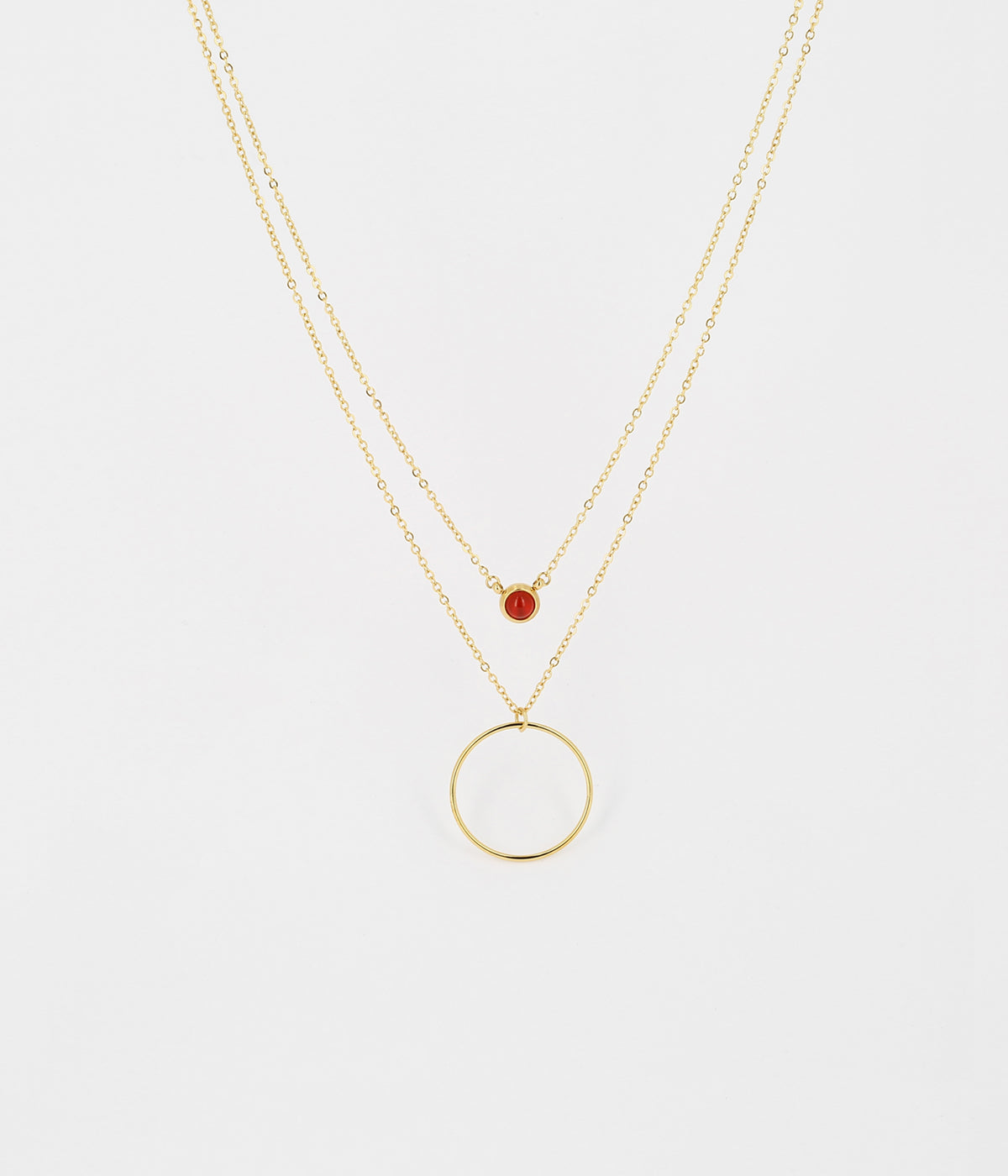 Collier Séraphine (Acier doré)