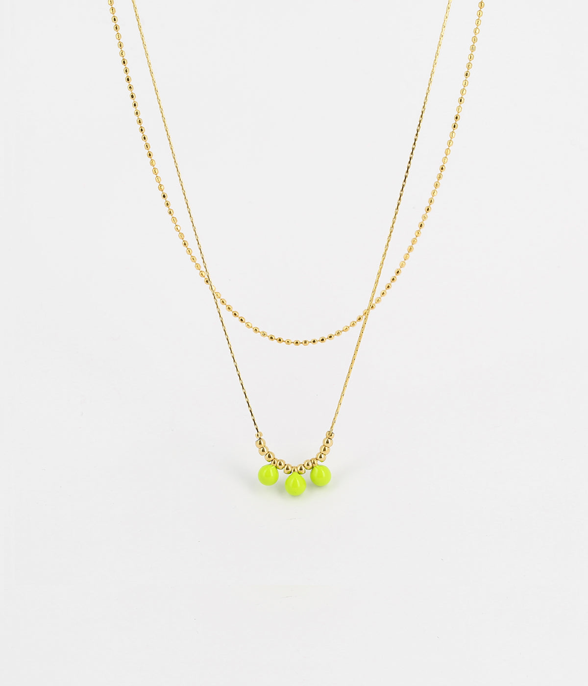 Collier Ikiyo (Acier doré)