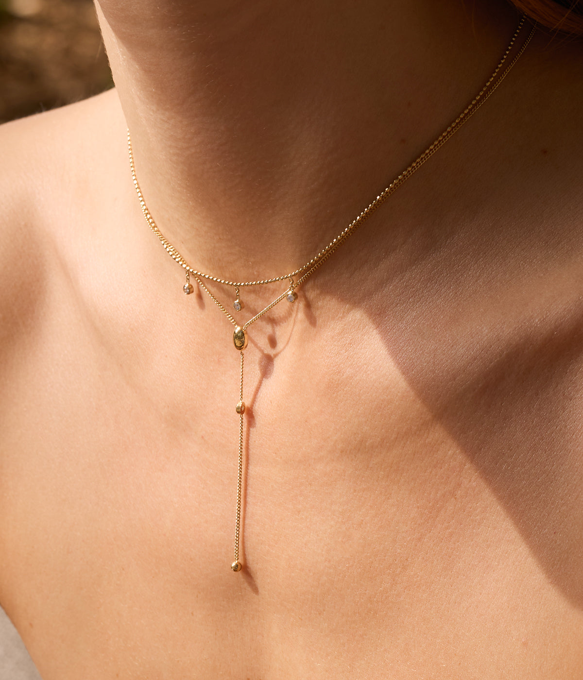 Collier Dilbana (Acier doré)
