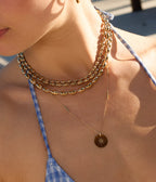 Collier Caddy (Acier doré)