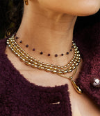 Collier Caddy (Acier doré)