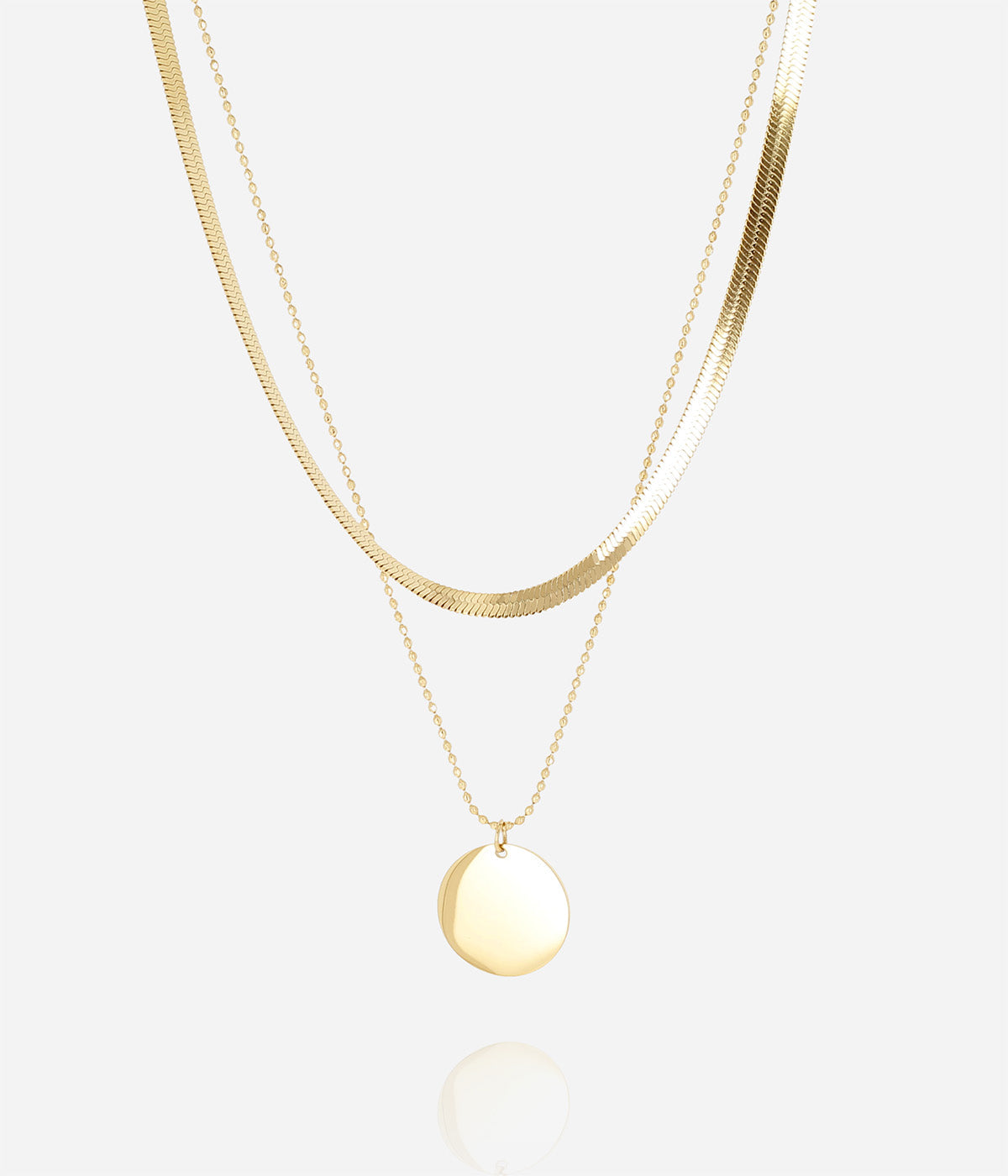 Collier Zéphira (Acier doré)