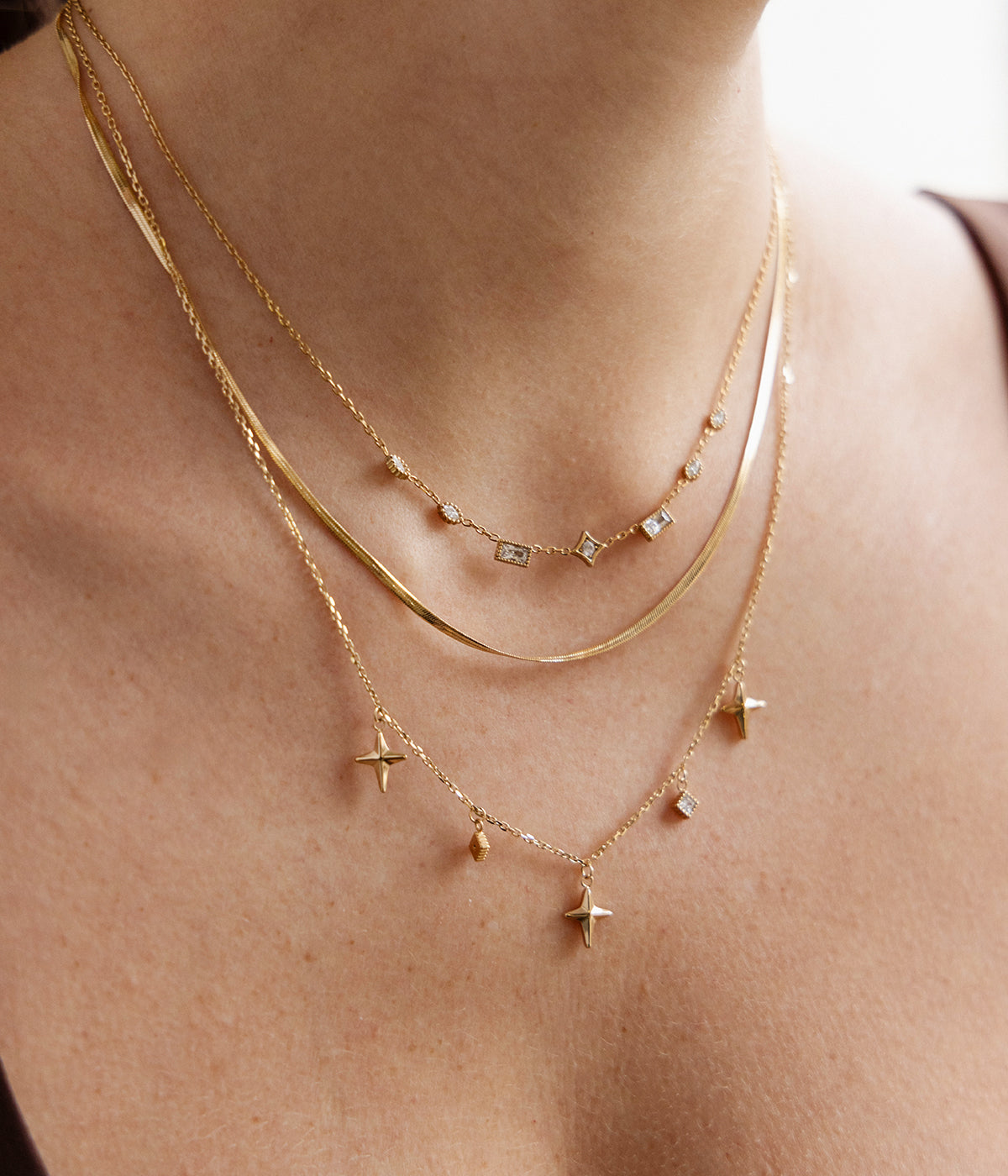 Collier Colbu (Acier doré)