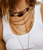 Collier Partinello (Acier doré)
