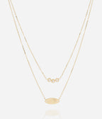 Collier Sestu (Acier doré)