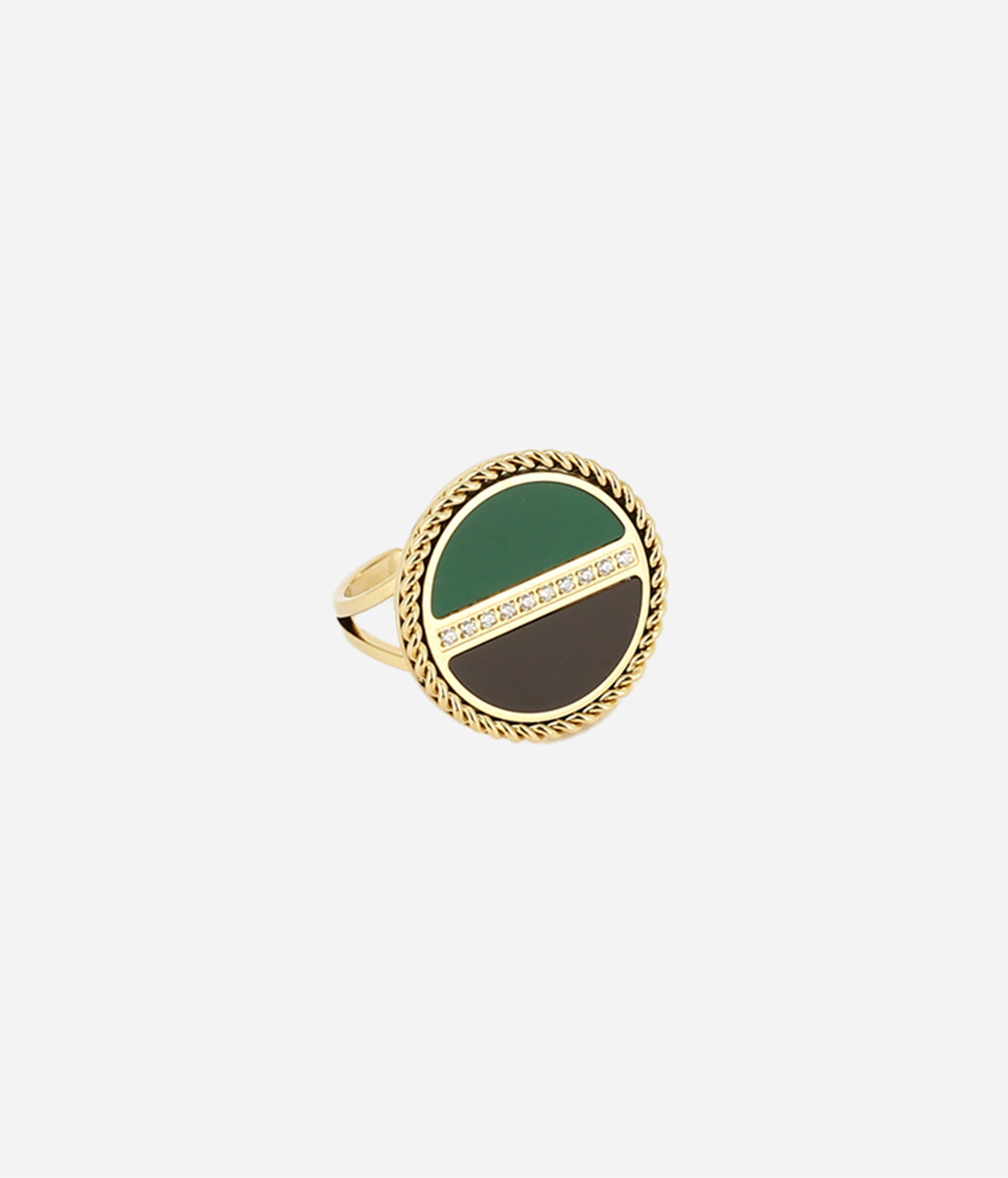Bague Moonlight (Acier doré)