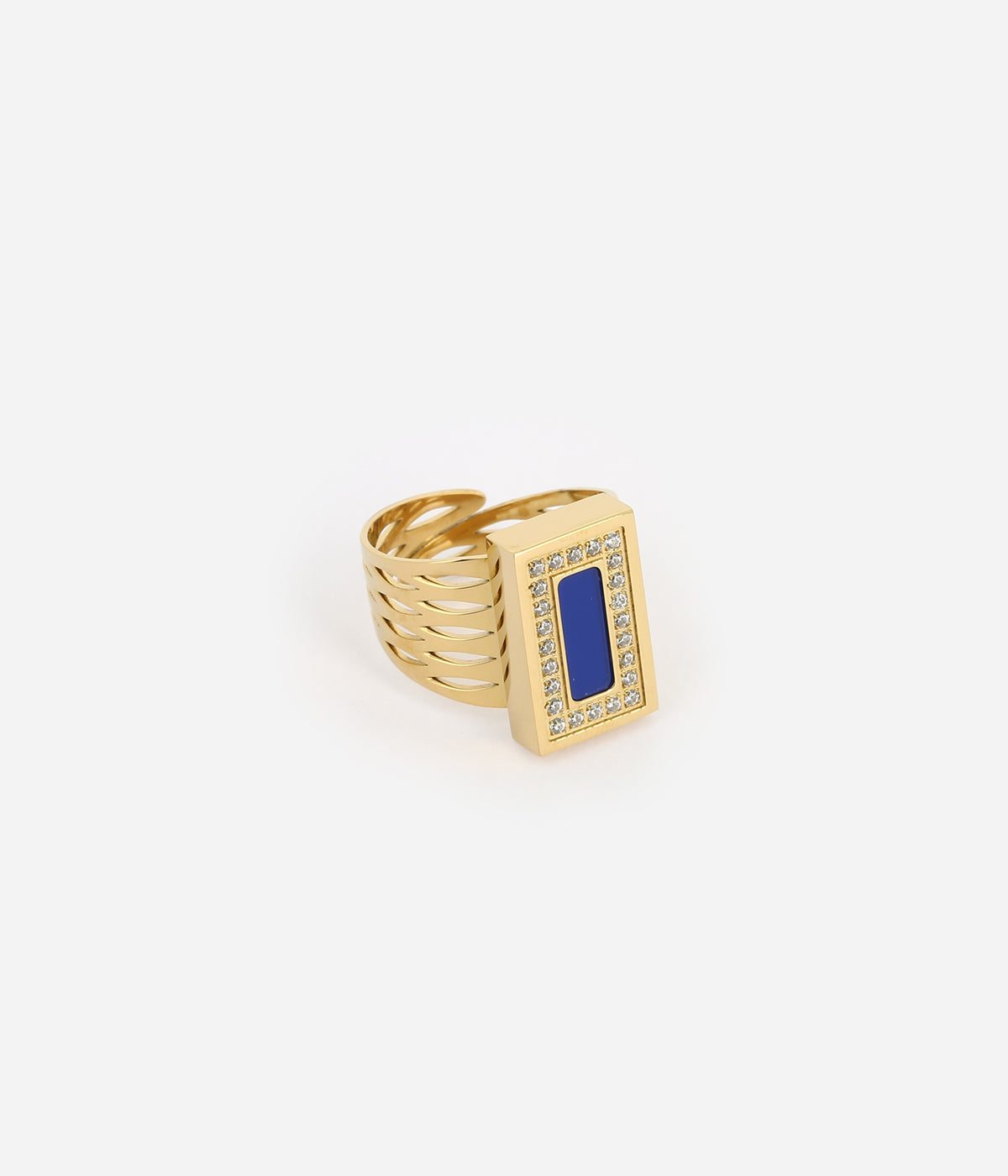 Bague Carli (Acier doré)