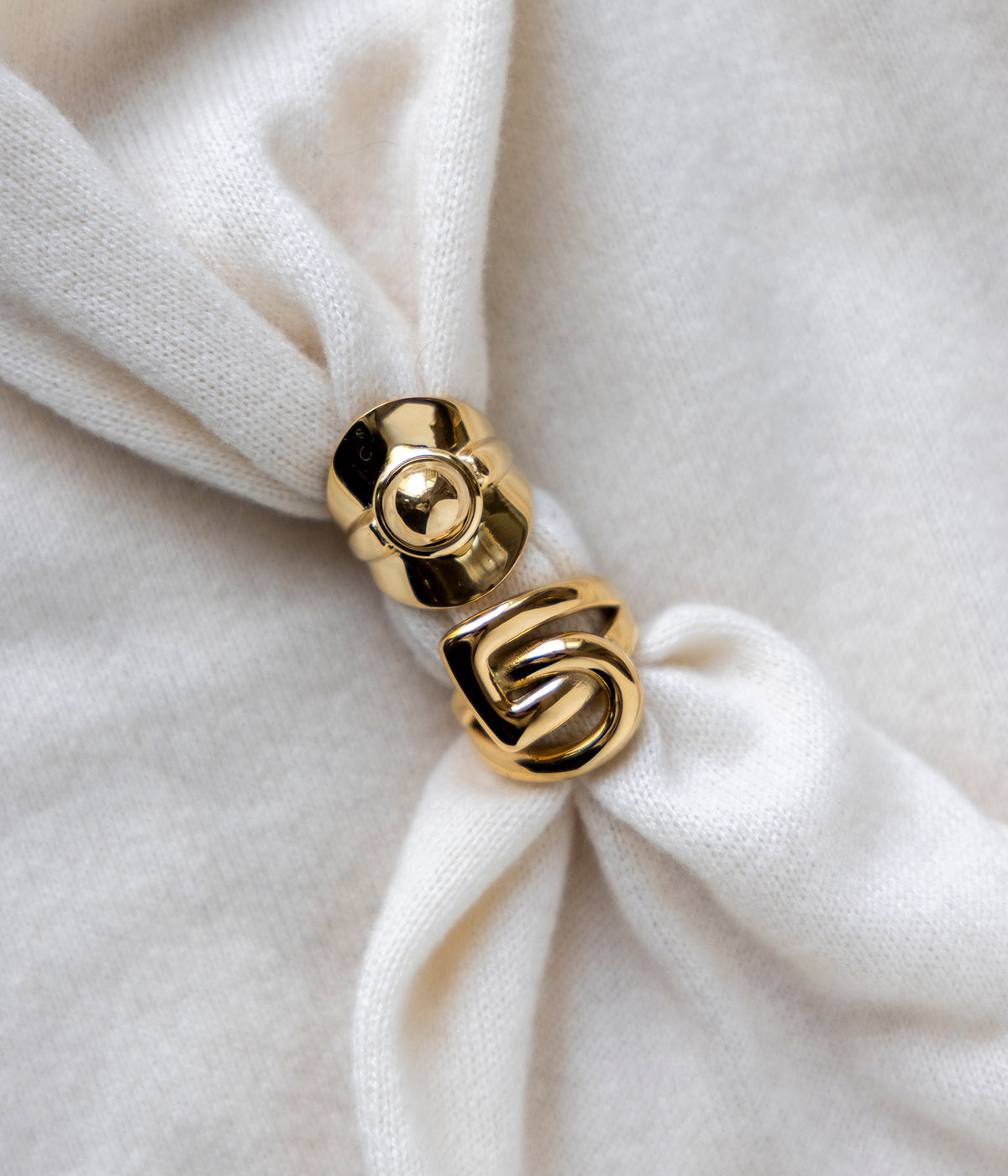 Bague Siro (Acier doré)