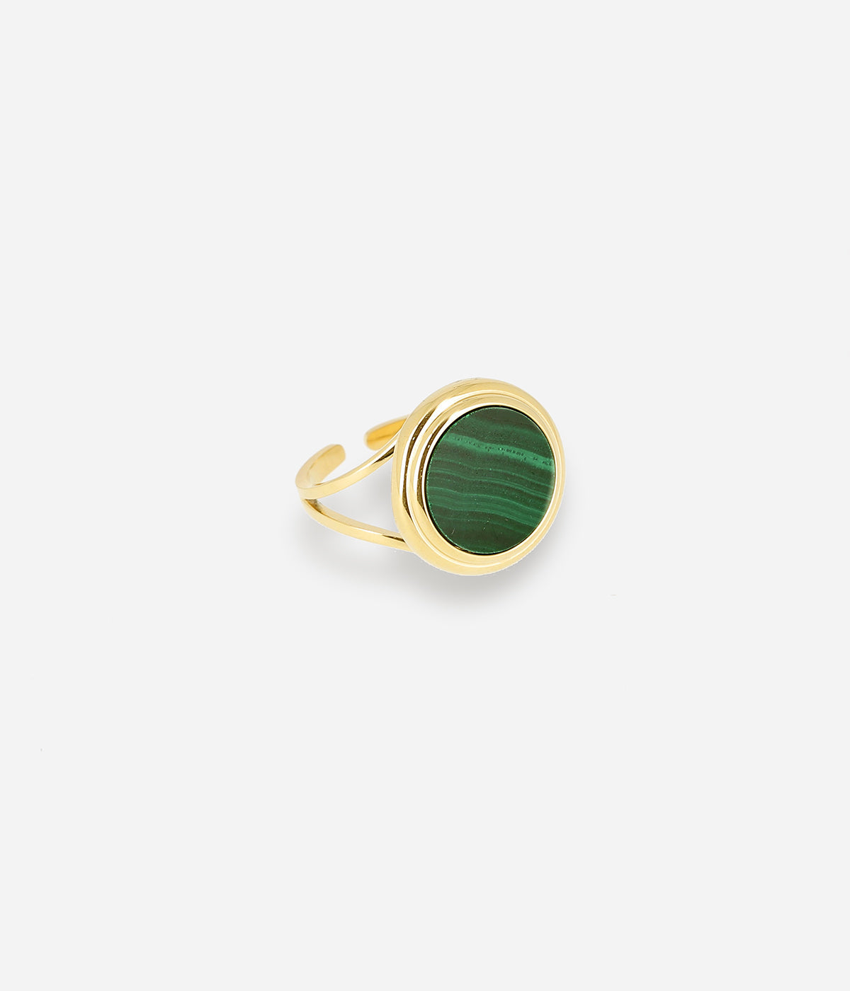Bague Mathéa (Acier doré)