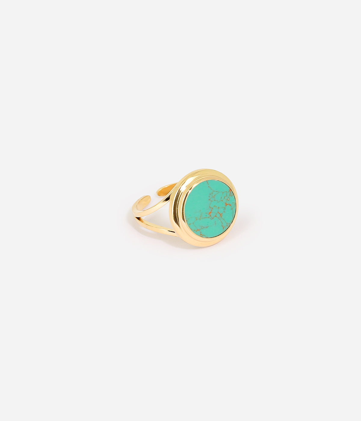Bague Mathéa (Acier doré)