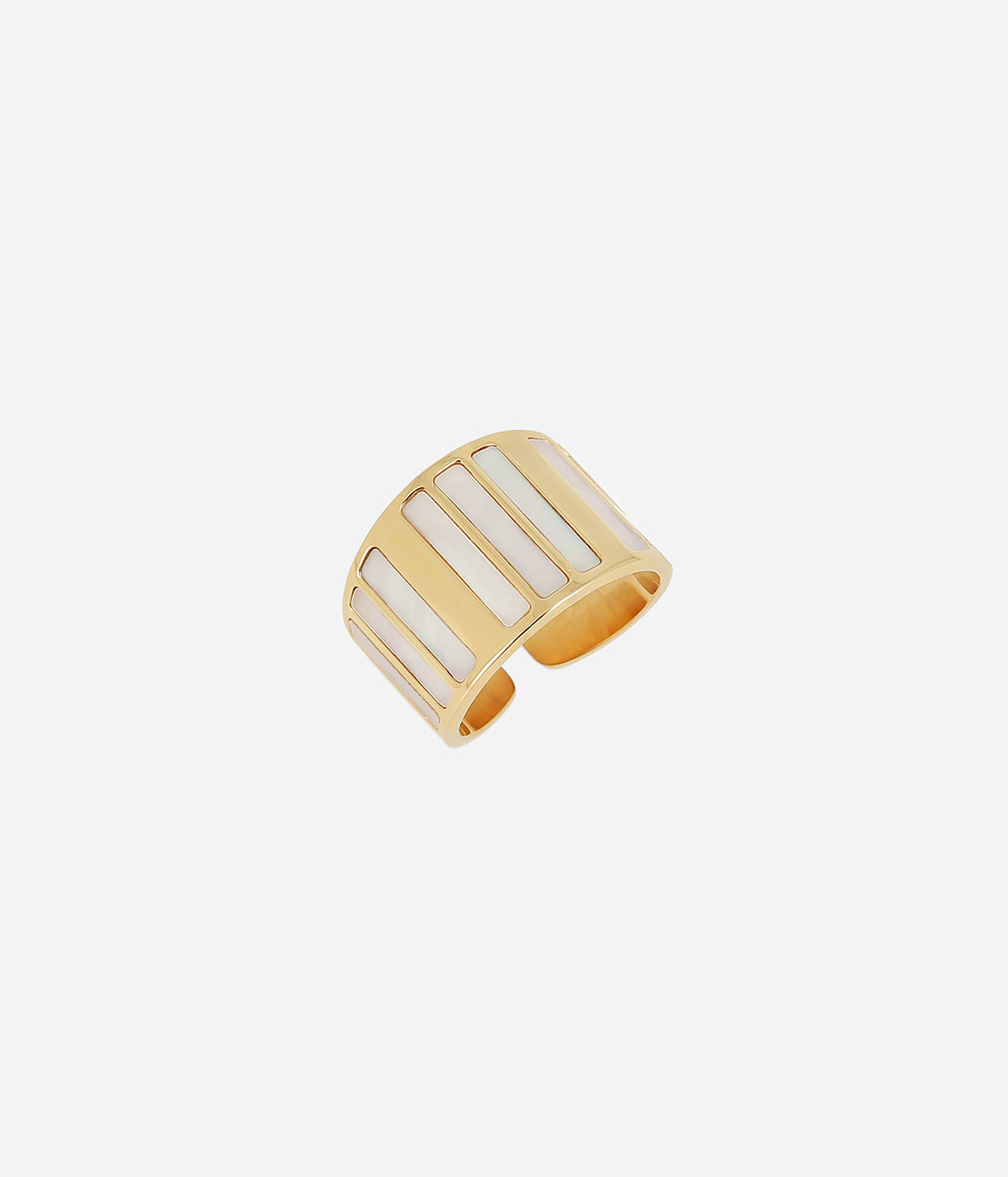 Bague Menfi (Acier doré)