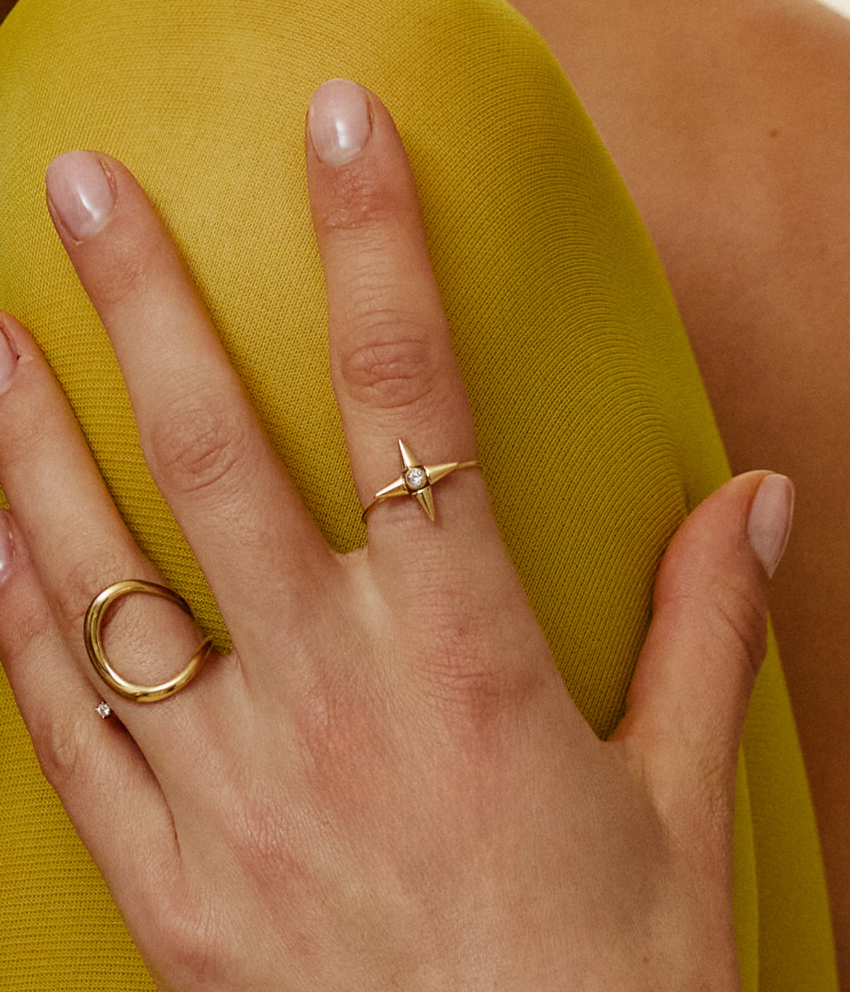 Bague Leonardo (Acier doré)
