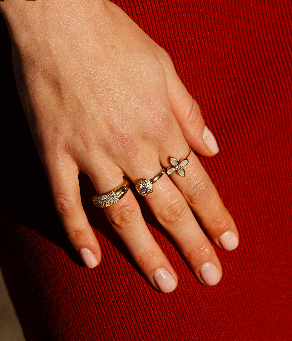 Bague Molini (Acier doré)