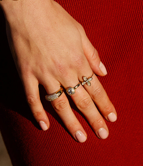 Bague Molini (Acier doré)