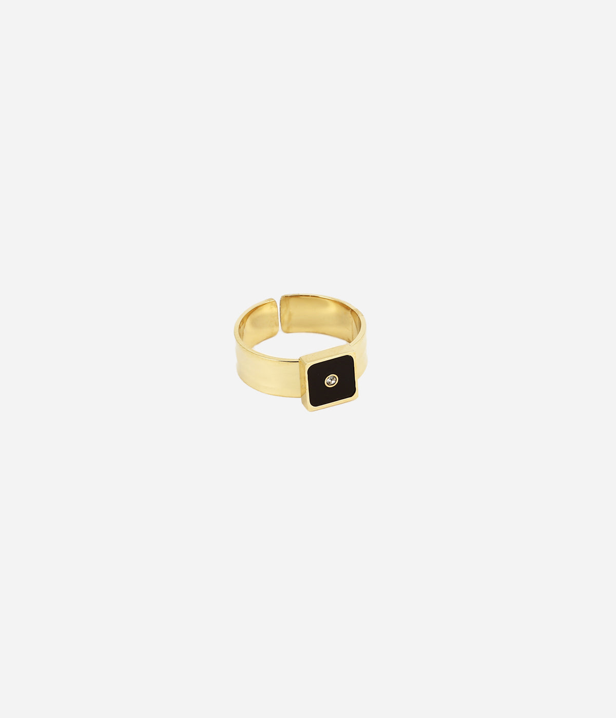Bague Zoom (Acier doré)