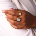 Bague Lila (Acier doré)