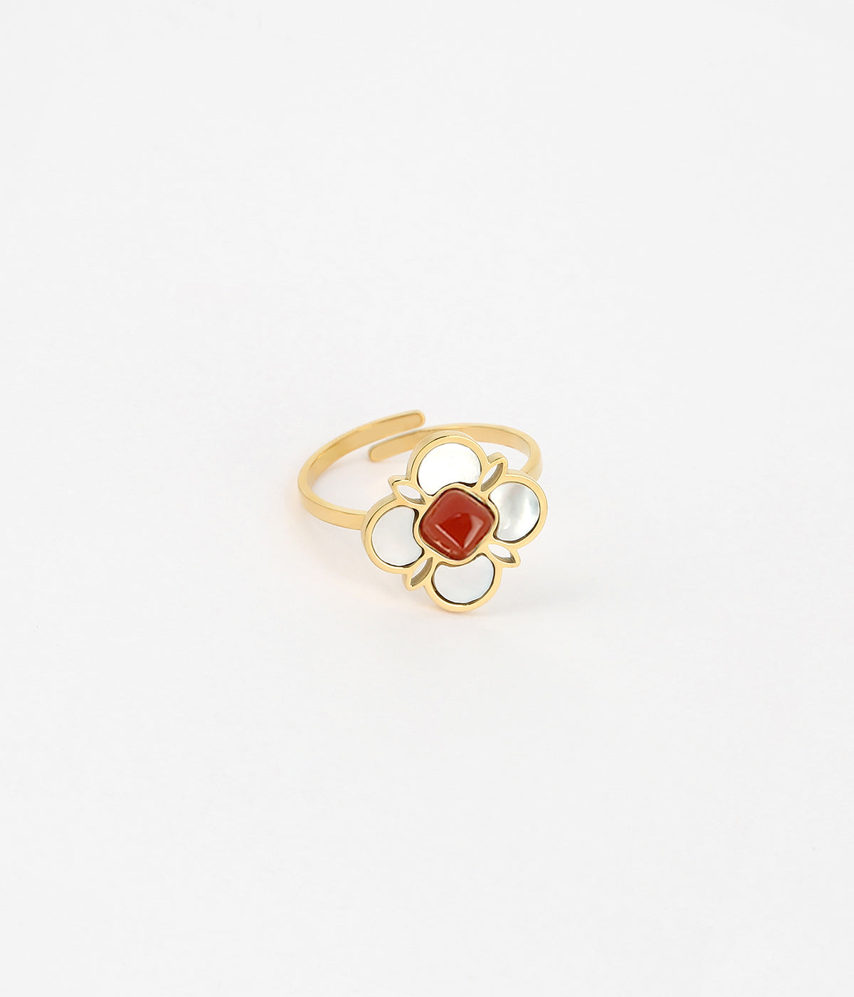 Bague Ambroise (Acier doré)