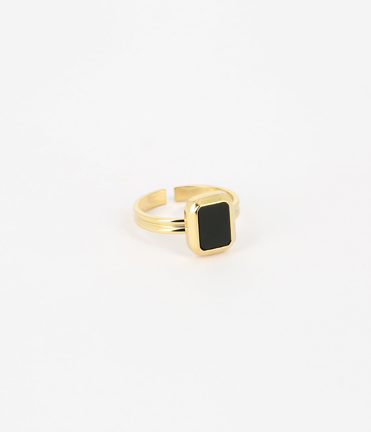 Bague Omonia (Acier doré)