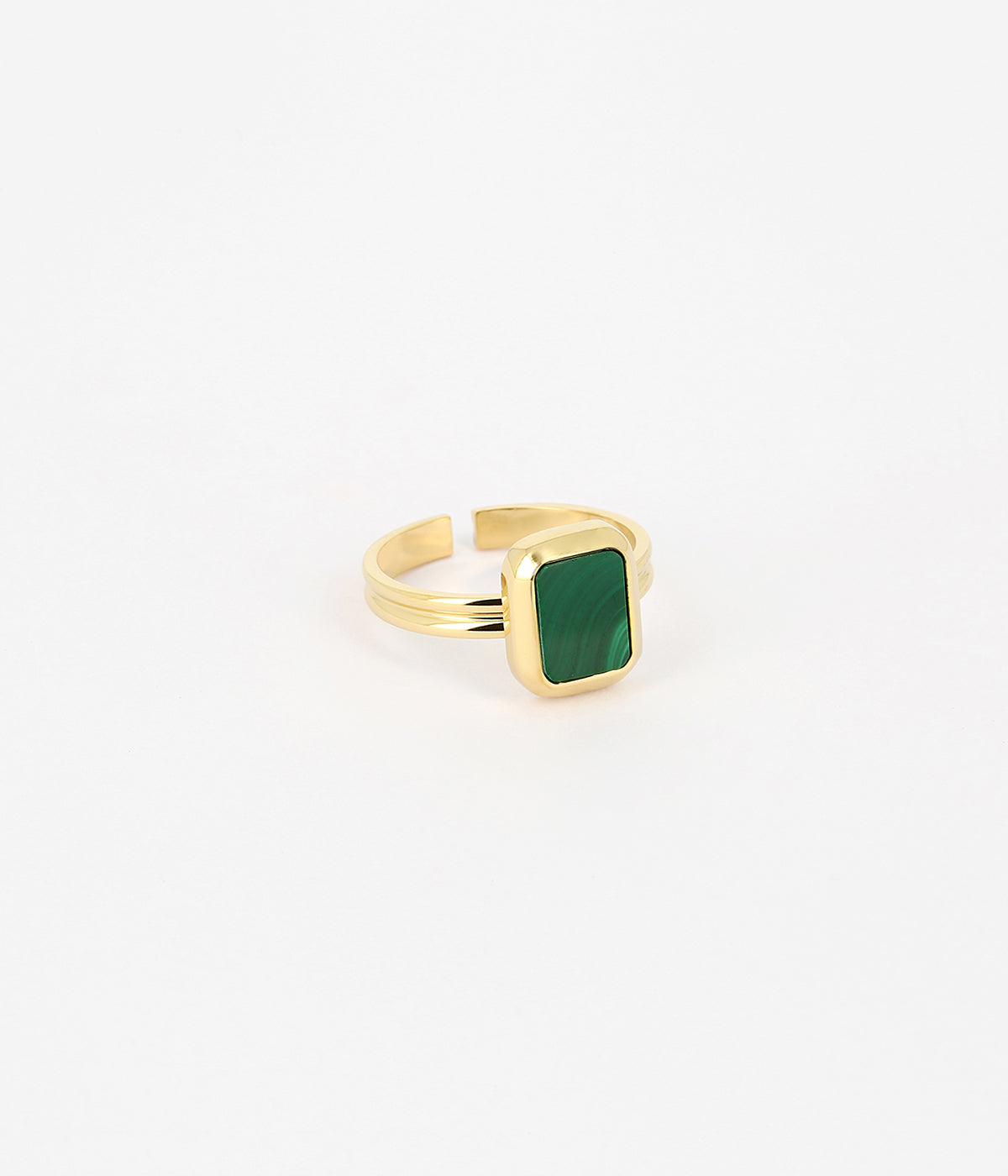 Bague Omonia (Acier doré)