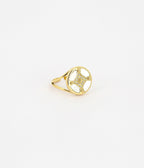 Bague Suzin (Acier doré)