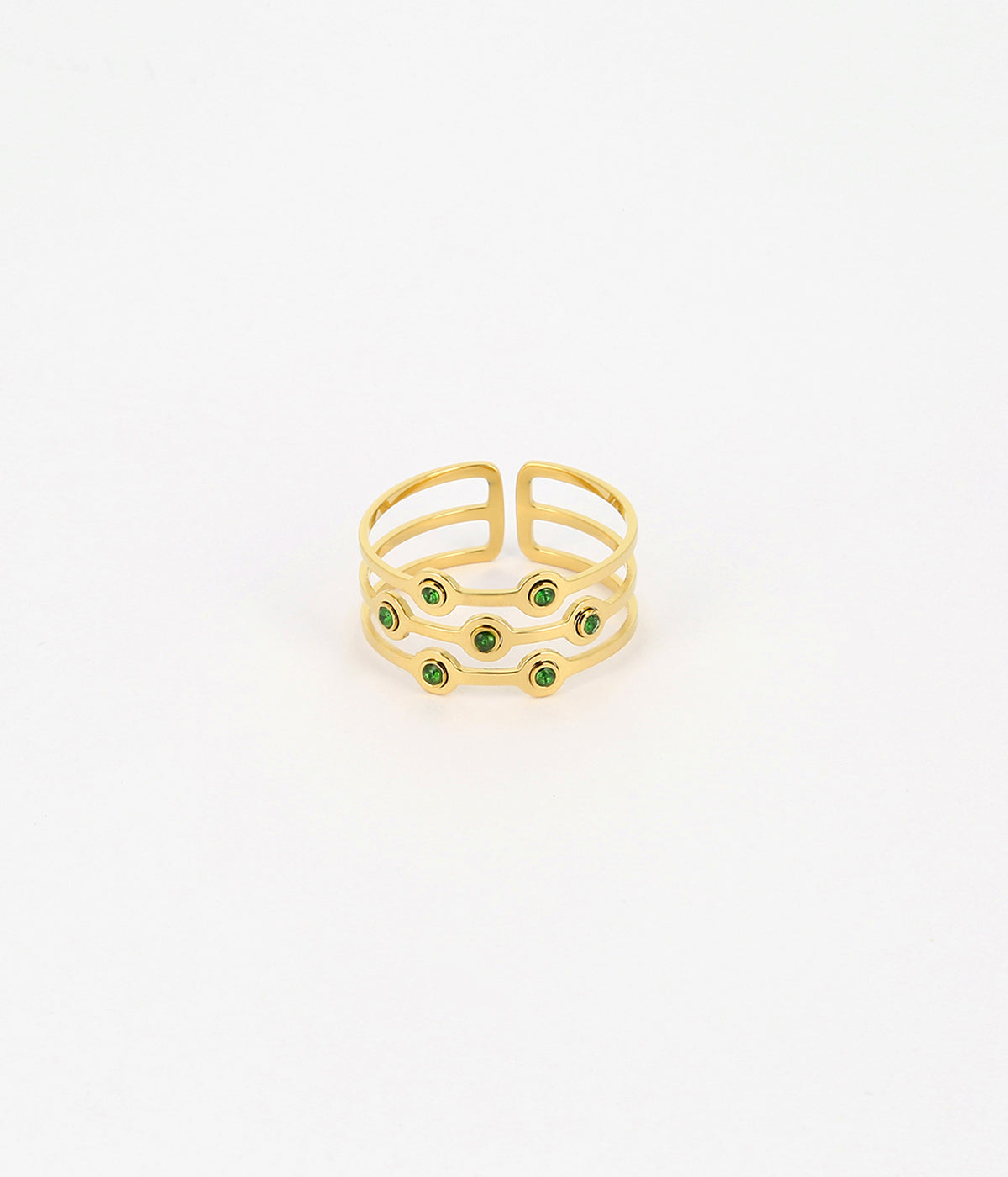 Bague Bellezza (Acier doré)